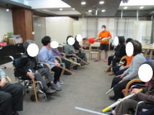 風船ホッケー集合